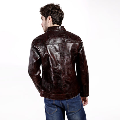 The 'Verona' Croc-Embossed