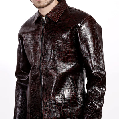 The 'Verona' Croc-Embossed