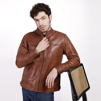 OXFORD CLASSIC LEATHER JACKET